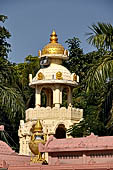 Myanmar - Sagaing, Sitagu International Buddhist Academy built in 1994 with the architecture inspired by the stupa at Sanchi. 